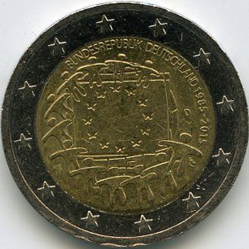Allemagne 2 Euros 2015 Atelier D Commémorative Drapeau
