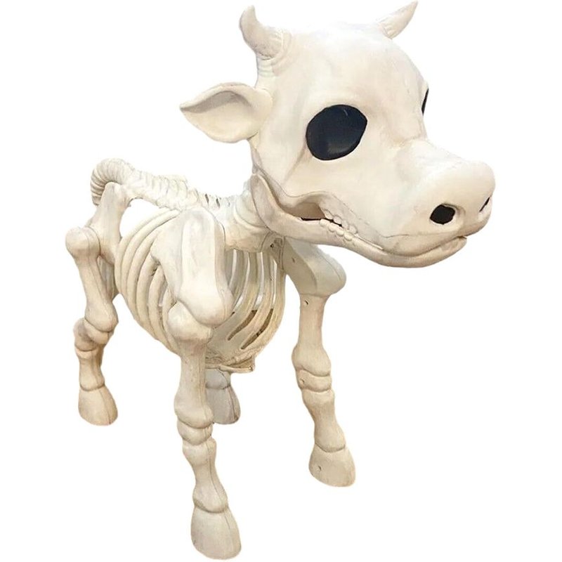 Décoration D'halloween De Squelette De Vache, Squelette De Vache D'halloween, Squelette Hanté D'halloween De Crâne De Vache, Décoration D'halloween