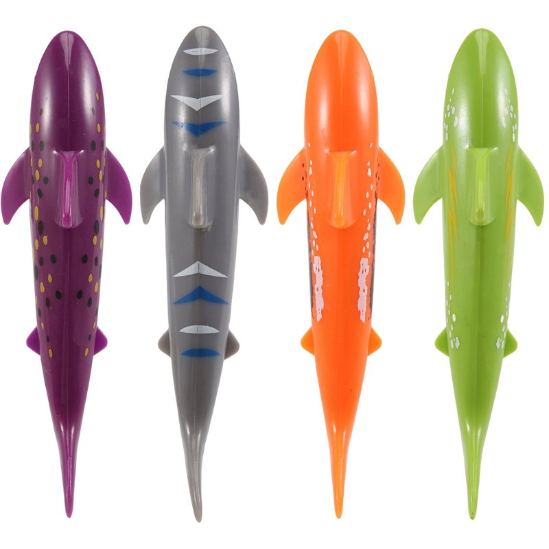 4 Pièces Jouet De Natation Pour Enfants Forme De Jouet De Plongée D' Jouet De Plongée Jouet Piscine Glisse Torpille Jouet