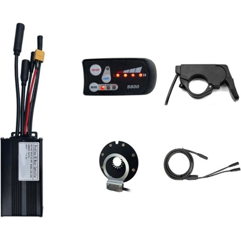 Système De Contrôleur 26a 36v/48v 500w/750w Moteur S800 Avec Kit De Contrôleur Universel