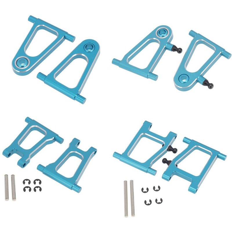 8 Pièces Bras De Suspension Et Arrière En Métal Ensemble De Bras Oscillant Pour Tt-01 Tt01 Tt-01e Tt01e 1/10 Rc Pièces De Mise À Niveau De Voiture