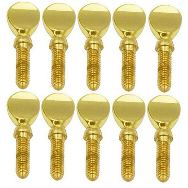10 Pièces Accessoires De Connexion Professionnelle Pour Saxophone, Vis En Métal Doré Fixant Les Vis De Manche De Clarinette De Saxophone