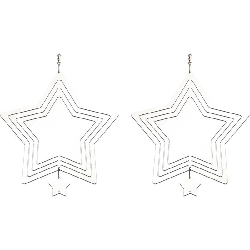 Lot De 2 Flans De 10 Pouces 3d Sublimation Wind Spinner, Sculpture Cinétique Éolienne, Double Sided Sublimation Wind Spinner