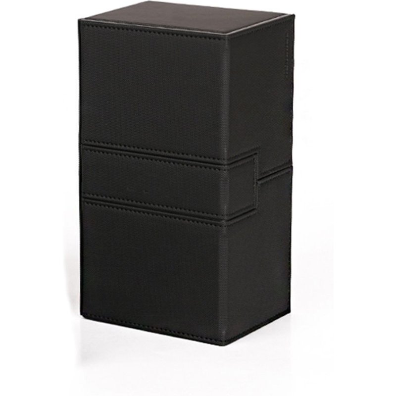 Ultra 200 + Cartes Coffre De Pont Pu Cuir Jeux De Société Cartes Étui De Pont Pour Magicalalal Les Cartes Mgt//Jeux De Rassemblement, Noir