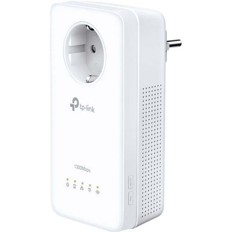 TP-Link TL-WPA8630P V2.1 - Pont commutateur 3 ports - 1GbE, HomePlug AV (HPAV) 2.0, IEEE 1901 - Wi-Fi 5 - Bi-bande - Branchement mural