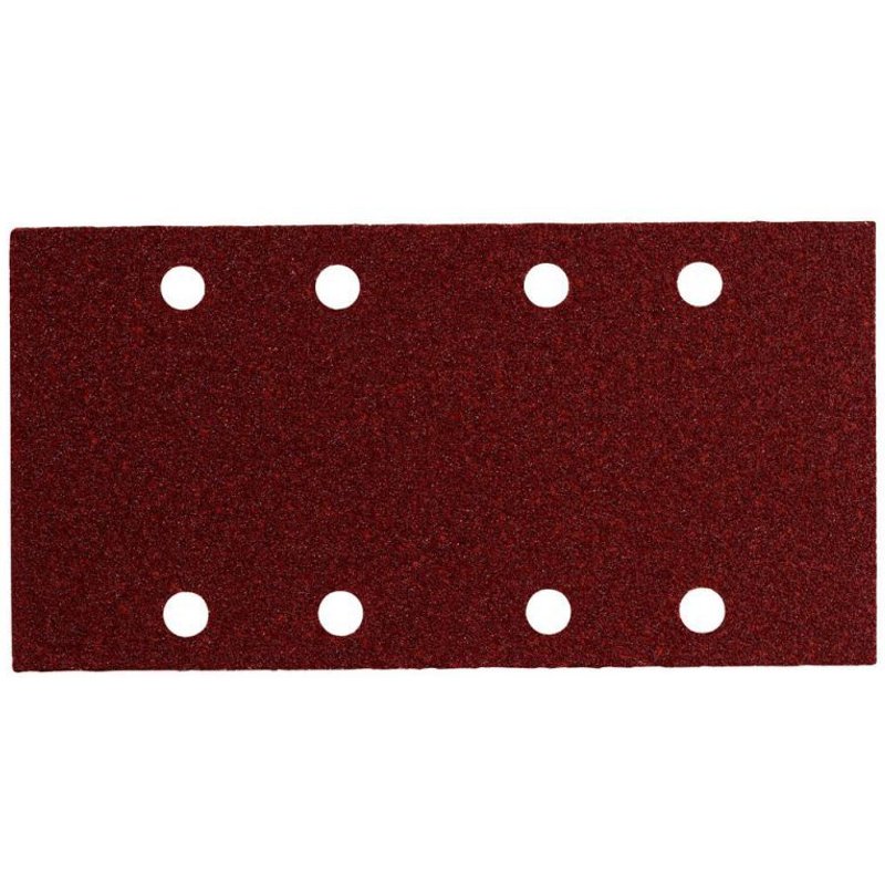 Metabo 10 Feuilles abrasives auto-agrippantes, 93 x 185 mm, 8 trous, P100, « professional » - 62576800