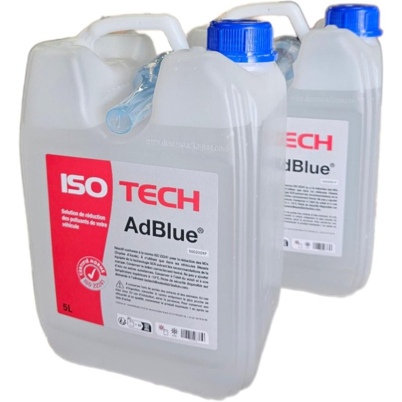 AdBlue 10L (2 x 5L) AVEC BEC VERSEUR,ADDITIF MOTEUR DIESEL ISO 22241