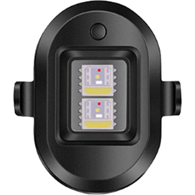 1 Pièces Universal Strobe Warning Light Usb Rechargeable Led Emergency Lights Drone Night Strobe Lamp Motorcycle-Générique