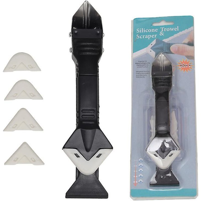 Colle Ă verre, grattoir, couteau, spatule