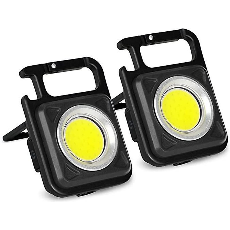 Mini lampes d'inspection LED rechargeables, lampe de travail magnétique grand angle COB LED, lampe torche étanche pour mécanicien, lampe à main pour urgence, réparation, camping