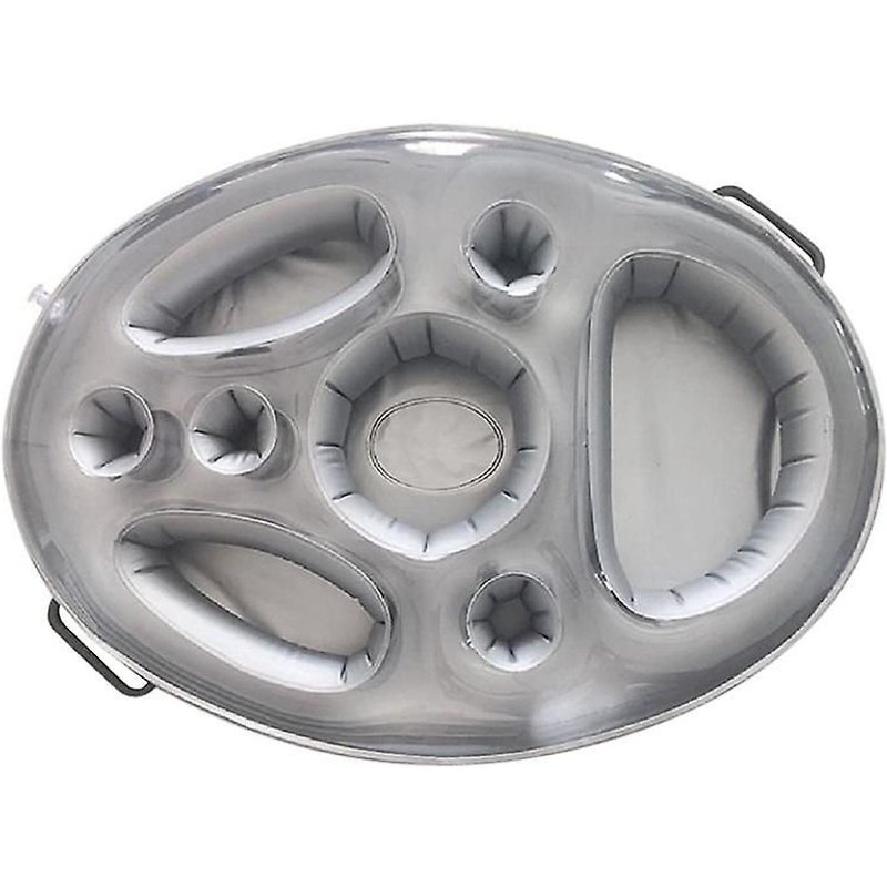 Porte-Gobelet Gonflable Flottant, Porte-Boissons Et Collations Pour Bar De Piscine, Sous-Verre Grande Capacité, Porte-Gobelet Gonflable Flottant Pour Fête De Piscine D'été