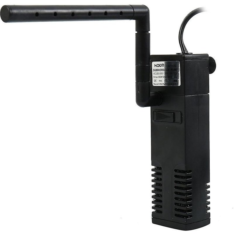 Filtre Interne Pour Aquarium, 4 W, 300 L/H, Pompe Pour Aquarium 60 L, Pour Petit Aquarium, Aquarium À Tortues, 46 X 42 X 134 Mm