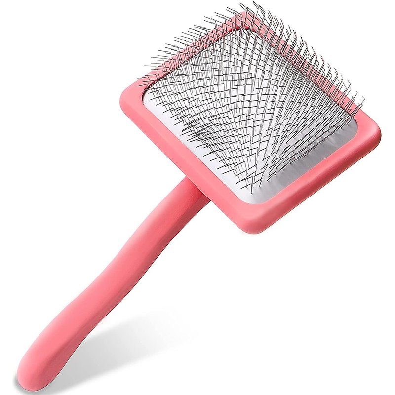 Brosse À Sculpter Pour Animaux De Compagnie Avec Aiguille En Acier Inoxydable Avec Évier De Massage Doux - Faites Glisser Cette Brosse À Sculpter Universelle Avec Revêtement Miracle Pour Cirer, Cirer Et