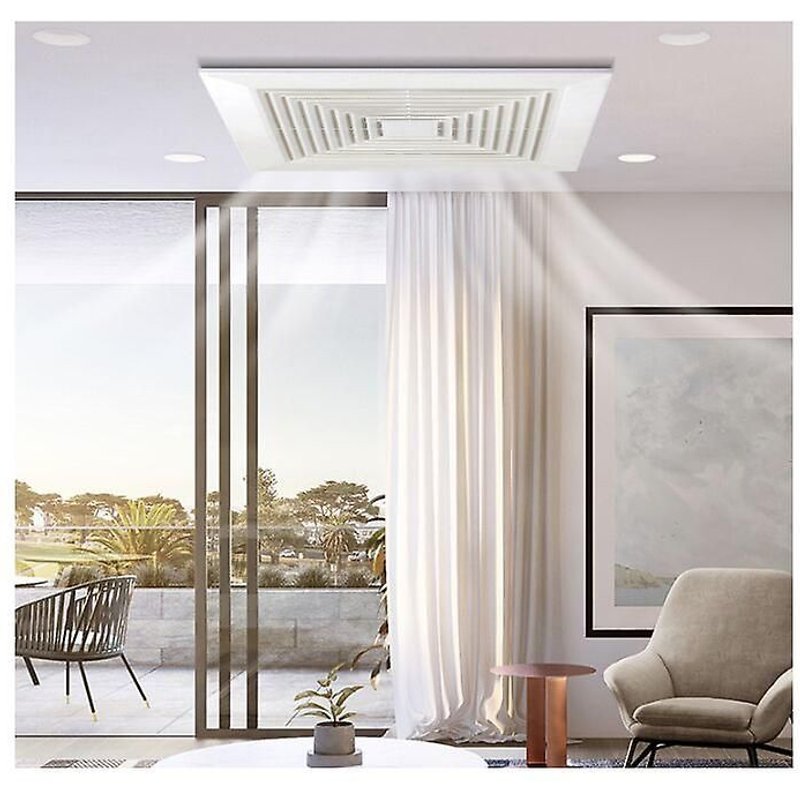 Ventilateur de salle de bain aérateur classique 9 pouces, ventilateur mural