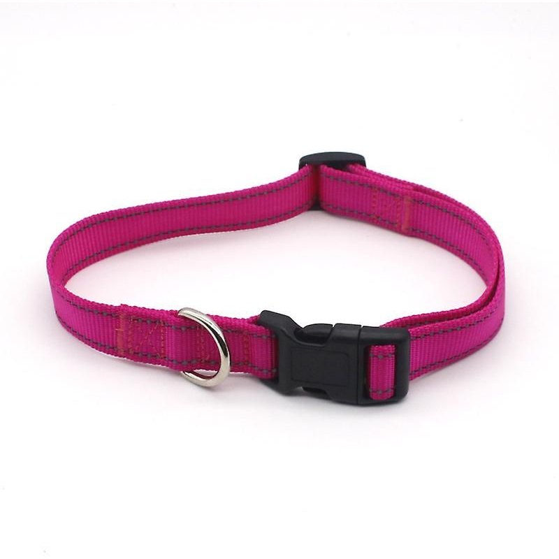 Collier Pour Chien Classique Avec Rembourrage Doux Et Respirant, Collier En Nylon Réfléchissant