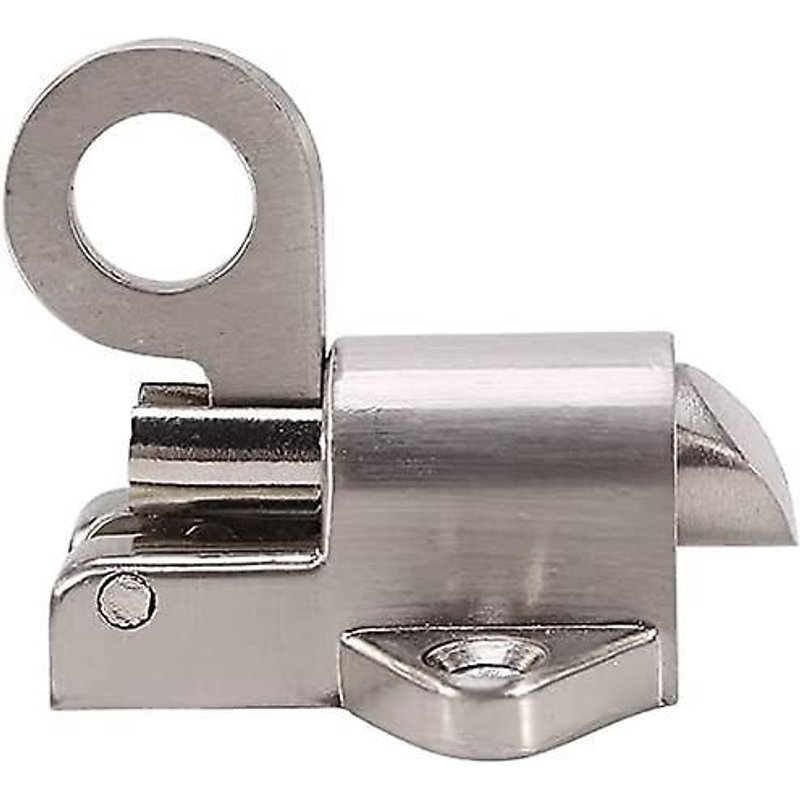 Loquet de porte, aluminium, installation facile, loquet de fenêtre automatique, verrouillage de sécurité de porte, anneau de traction, ressort de rebond, boulon de porte