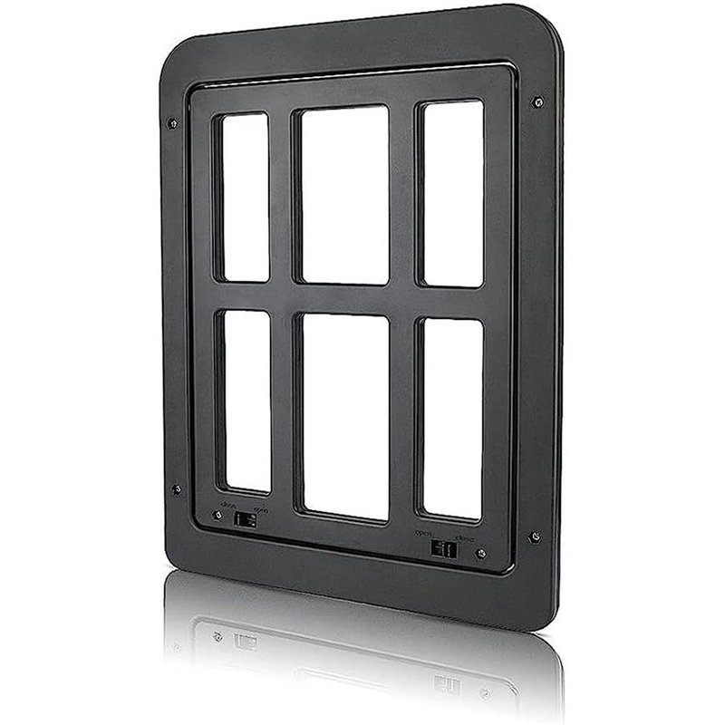Porte-Moustiquaire Pour Chat Avec Aimants Flap Moustiquaire Installation Facile Pour Chat/Chien Noir