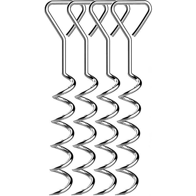 Kit D'ancrage Pour Trampoline Robuste, Kit D'ancrage Au Sol Avec 4 Crochets