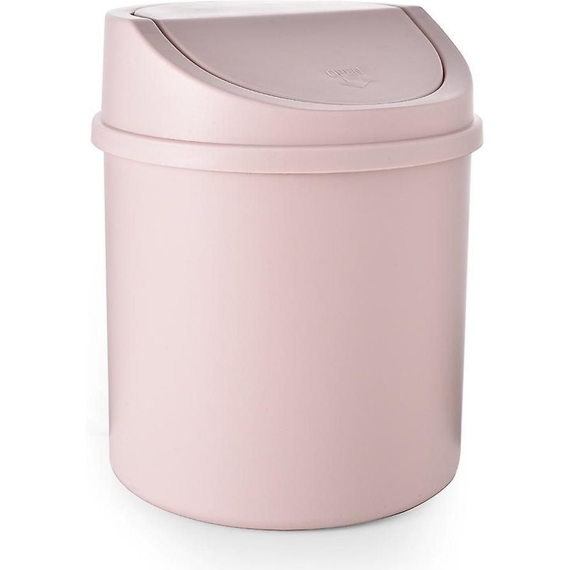 Poubelle économique à couvercle basculant, mini poubelle de table, poubelle de bureau créative et tendance, seau, mini poubelle à couvercle basculant avec couvercle en plastique, salon