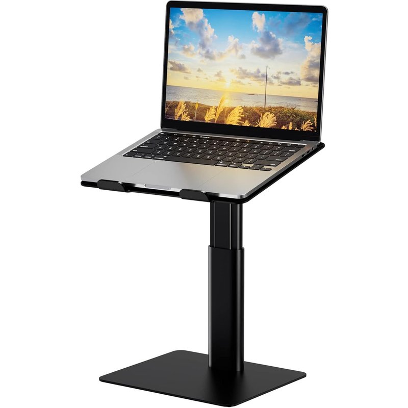 LSX6 Support Ordinateur Portable,Support Ergonomique pour Laptop,Support pour Ordinateur Portable Compatible avec Air,Pro,Dell,HP,Lenovo de 10 Ă 15.6 Pouces,Noir