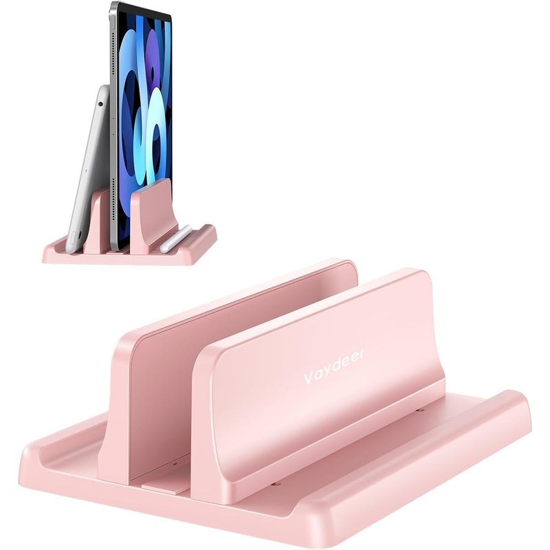 Support vertical pour ordinateur portable-Support 3 en 1 peu encombrant pour le positionnement vertical de MacBook,ordinateur portable ou iPad-RĂ©glable pour ordinateurs portables jusqu'Ă