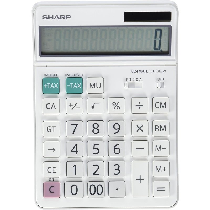 SH-EL340W Desktop Calculatrice