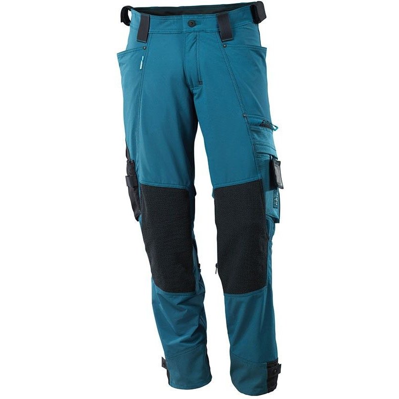 MASCOT Pantalon stretch professionnel - 17079-311 - Bleu clair - 34 - Jambes standards