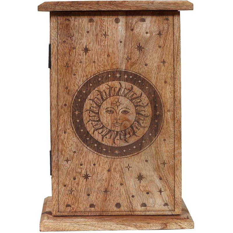 Coffret À Clefs En Bois Soleil