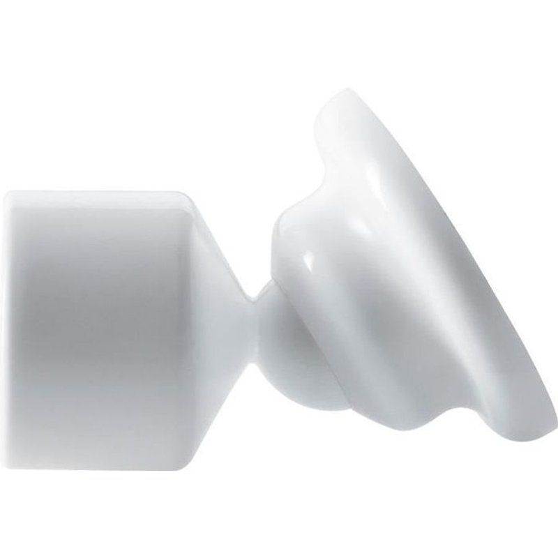 Support mural barre de douche - SPIRELLA - Wallquick - 22 mm - Blanc