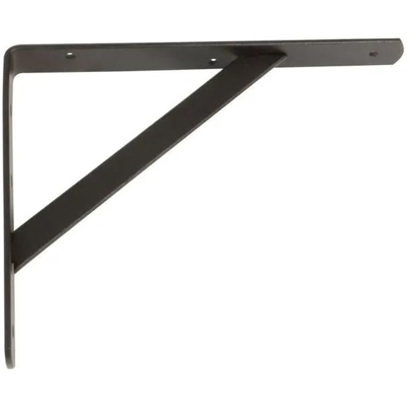 AMIG Console renforcée 9 300 x 225 mm Acier Noir