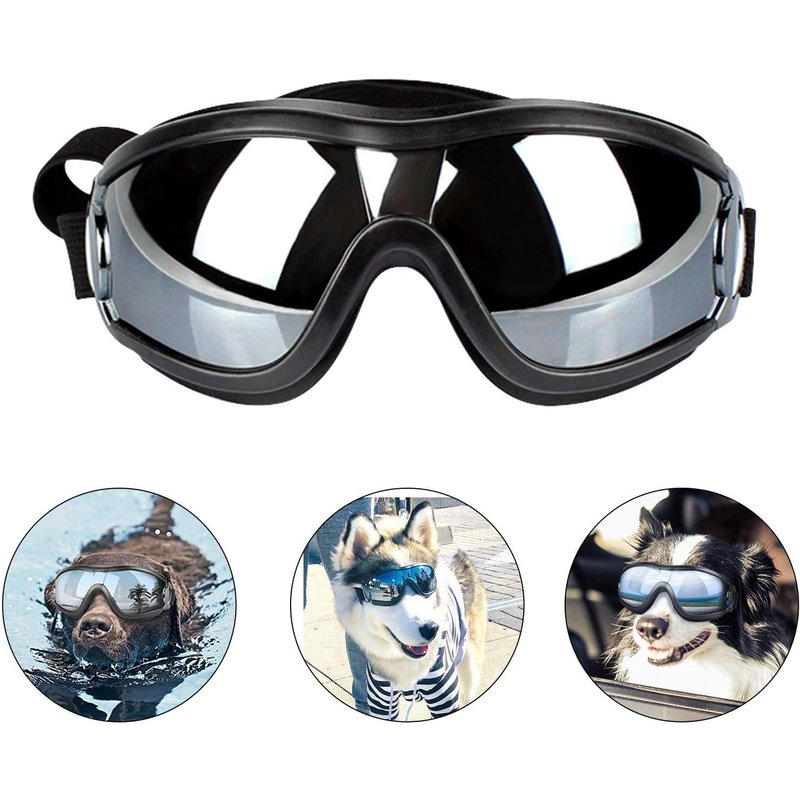 Lunettes De Soleil Pour Chien Animaux De Compagnie Imperméable Coupe-Vent Pour Grand Moyen Chien