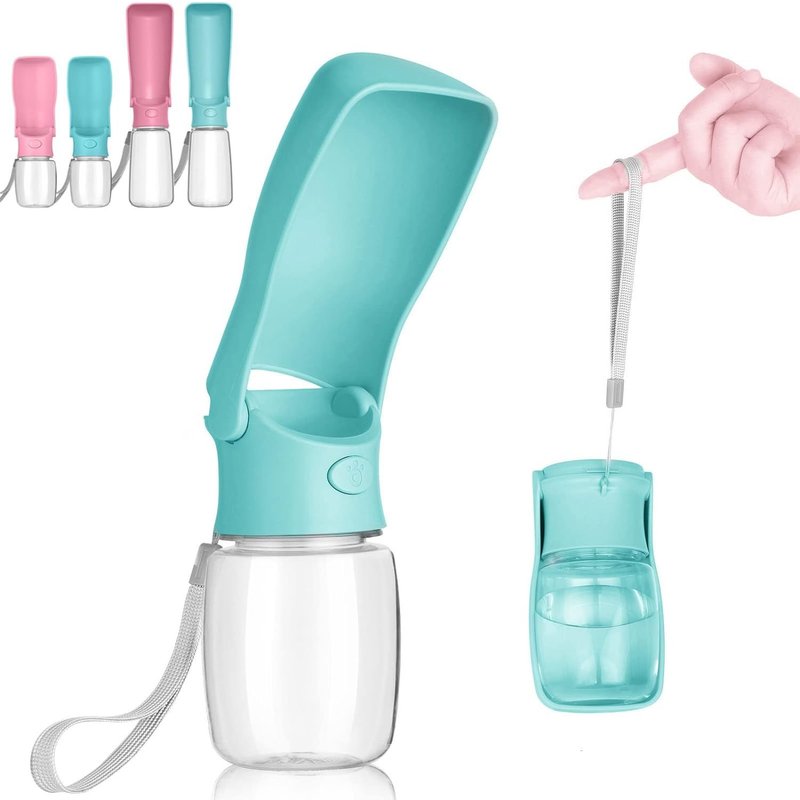 Bouteille D'eau Pliable Pour Chien - 350ml Bouteille D'eau De Voyage Portable Pour Chien Bouteille D'eau Pour Animaux De Compagnie Pour Chien Chat Marche En Plein Air Randonnée Voyage ?Bleu?