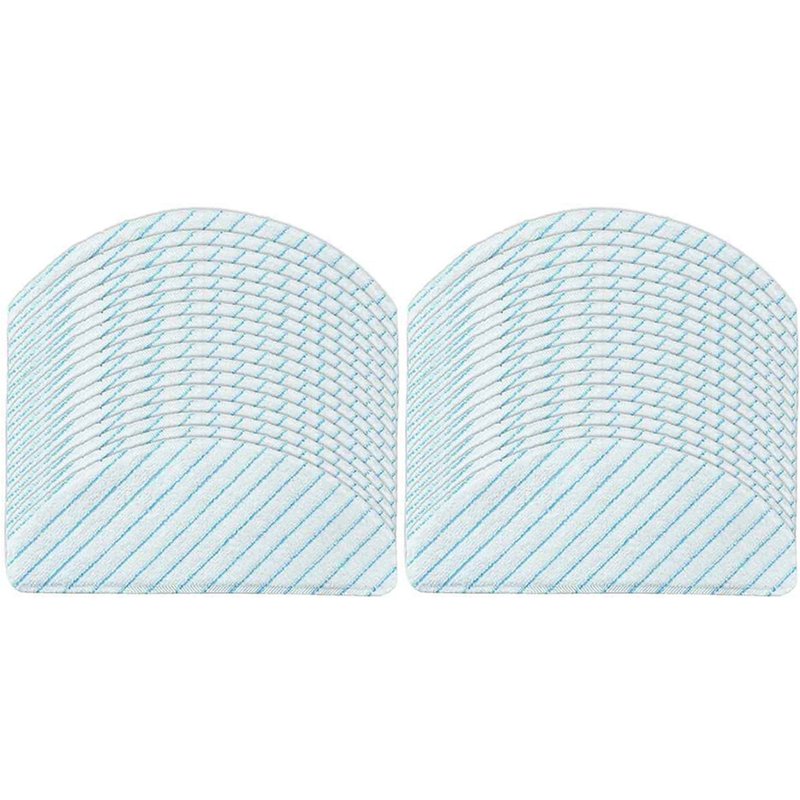 240 Pièces Tampons De Vadrouille En Microfibre Pour Deebot Ozmo T8 T9 Aspirateur Lavable Vadrouille Chiffons
