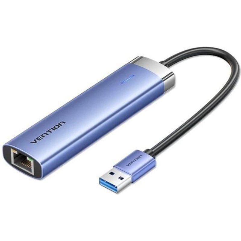 Hub USB 3.0 Vention TGFSB- 3xUSB- 1xRJ45- 1xUSB Tipo-C PD