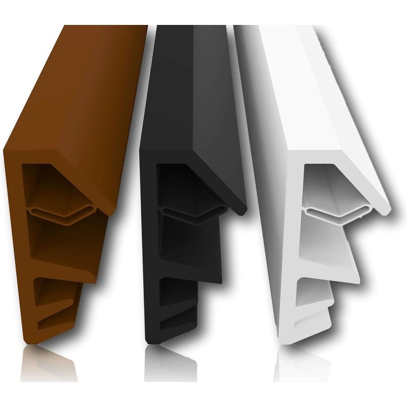 Joint de fenĂȘtre Largeur de gorge 4mm Hauteur de pliage 12 mm Le joint de fenĂȘtre en bois permet de rĂ©duire les coĂ»ts de chauffage Joint de porte marron 5m