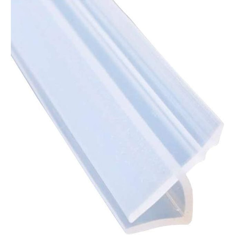 joint de porte de bain paroi de douche joint de fenĂȘtre incurvĂ© forme droite ou incurvĂ©e appartement caoutchouc verre bas MĂ©tĂ©o 8mm 78"" pouces Forme de H