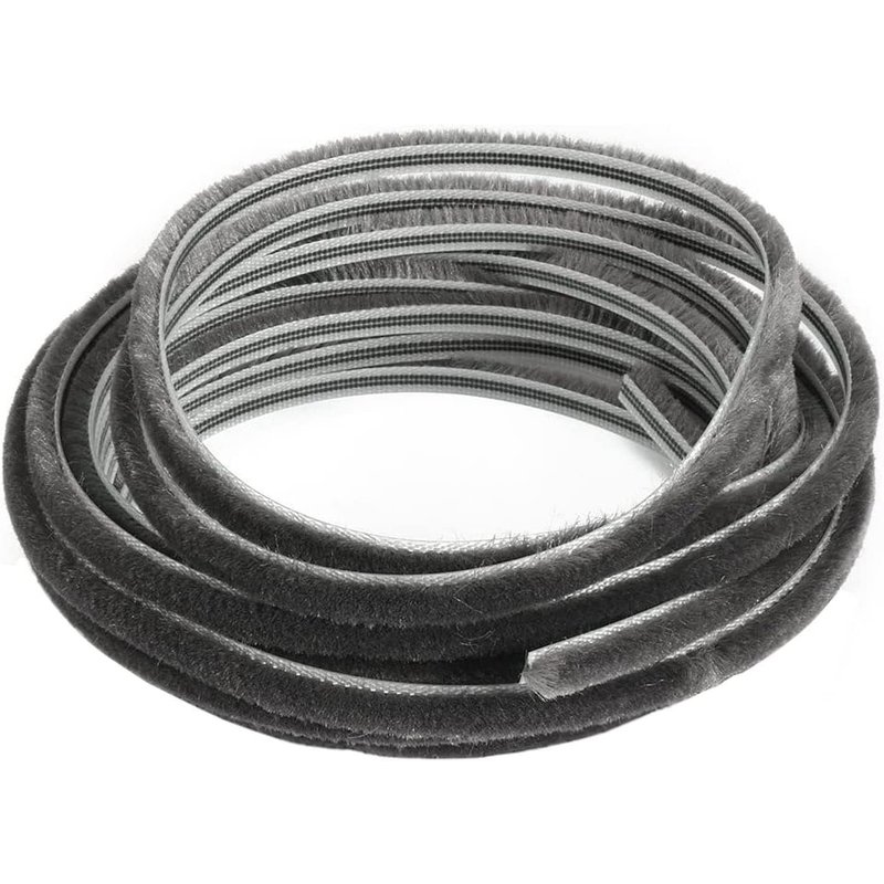 Brosse de protection contre les intempĂ©ries,6 m (L)x7 mm (l)x6 mm (T) adhĂ©sif pour cadre de fenĂȘtre-Bande d'Ă©tanchĂ©itĂ© en feutre haute densitĂ©-Boudin de porte