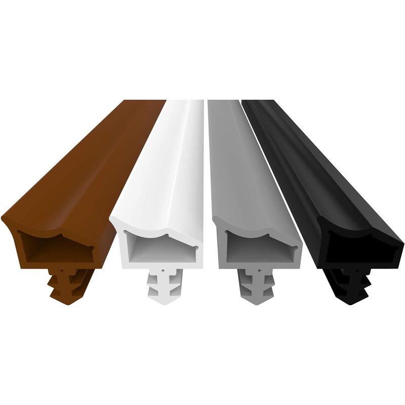 Chambre Joint de porte 5M avec antidehnungs fils-4 mm Profondeur de coupe-7 mm Largeur de coupe-12 mm (Marron)