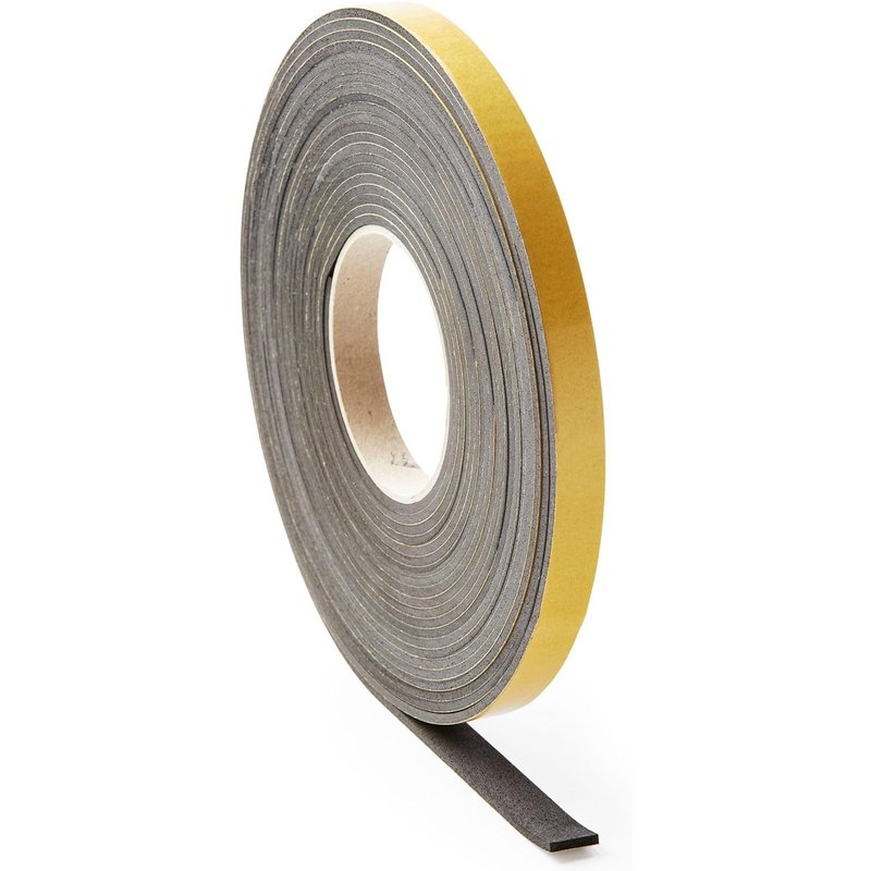 Joint de porte pour fenĂȘtres et portes noires 10x15 mm-Joint adhĂ©sif applicable DIY-Bande d'Ă©tanchĂ©itĂ© 10 m pour portes et fenĂȘtres-Joint porte blindĂ©e