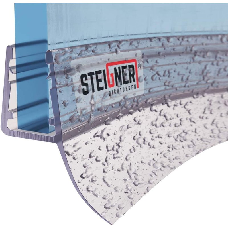 Joint de douche pour paroi en verre,60cm,vitre 6/7/8mm,joint d'étanchéité PVC courbé pour les cabines de douche arrondies,UK12