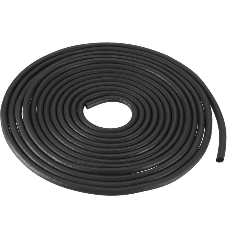 Caoutchouc Mousse Joint étanchéité,4mm Diamètrex6m Long Rond EPDM Caoutchouc Décapage pour Bricolage Joint,Entrepôt,Tampons,Mousse Tubes,Artisanats,Maison Sceau