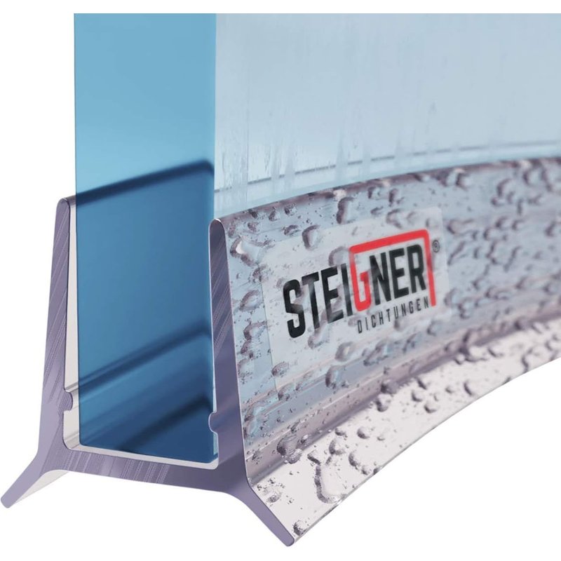 Joint de douche pour paroi en verre,70cm,vitre 5/6mm,joint d'étanchéité PVC courbé pour les cabines de douche arrondies,UK24-06