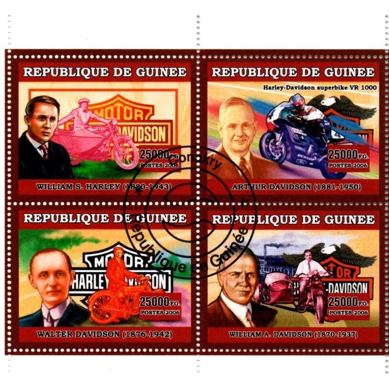 Lot Timbres Thematique " Moto 18