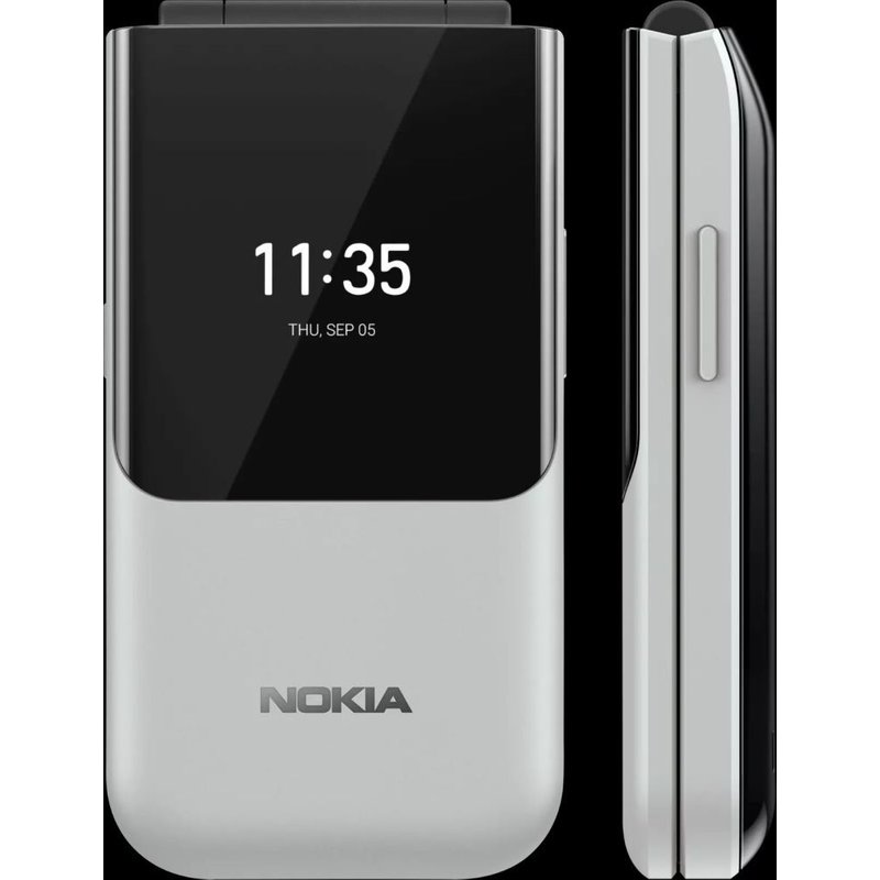 Nokia 2720 Flip (2019) 4G LTE Dual SIM 4 Go Gris