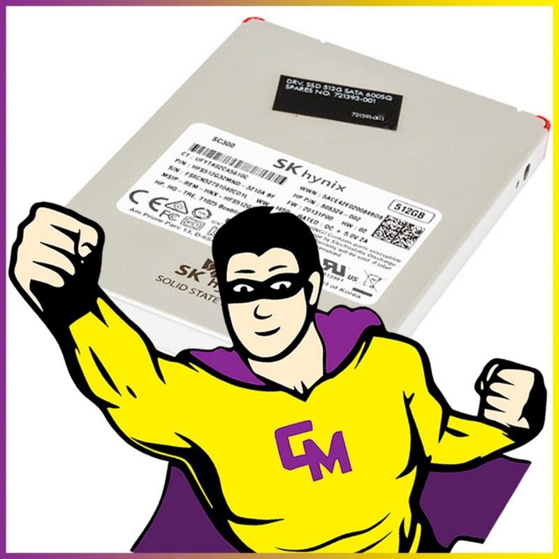 SSD 512Go 2.5" SK Hynix HFS512G32MND-3210A BF HP 808324-002 SATA III 6Gbps