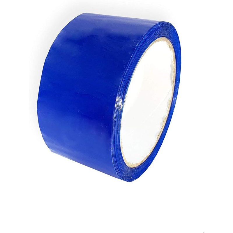 Ruban adhésif d'emballage bleu,Tout usage en polypropylène,48 mmx66 m,6 Rouleaux