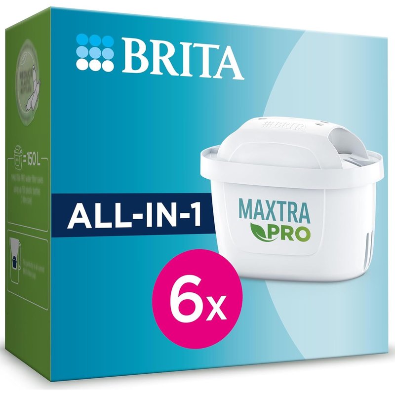 Maxtra Pro All-In-1 Lot De 6 Cartouches Filtrantes De Rechange Pour Eau Potable Fraîche