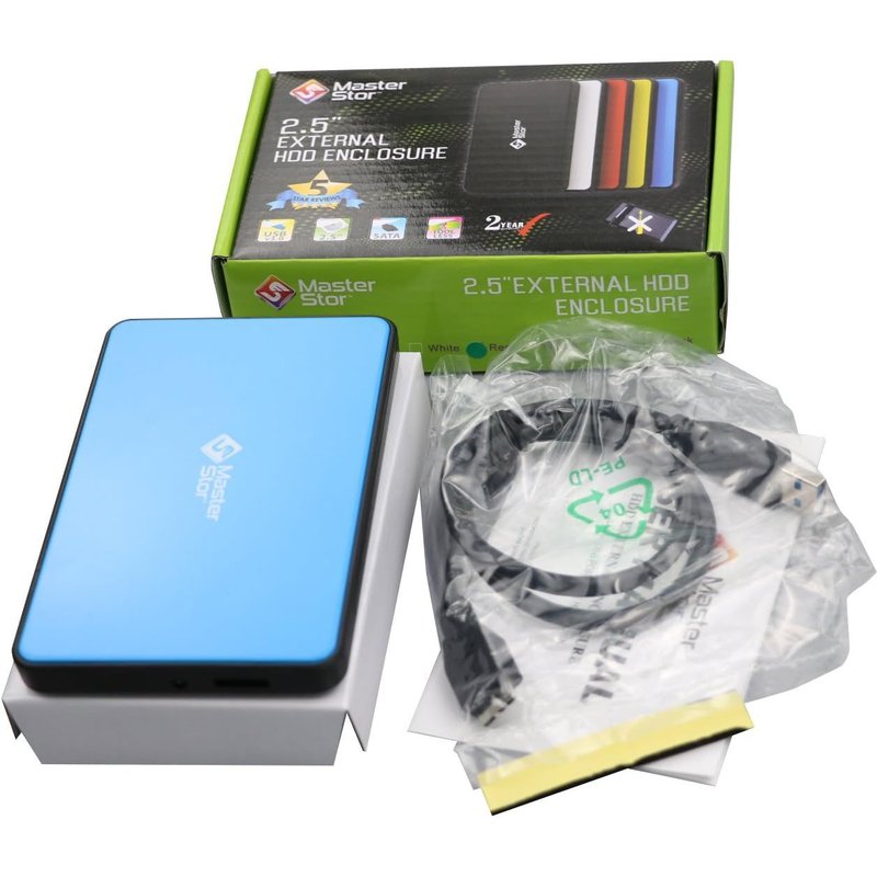 Externe Disque Dur Externe Sata 2,5"" - Usb 3.0 Super-Rapide Portable (1 To, Ms Blue)