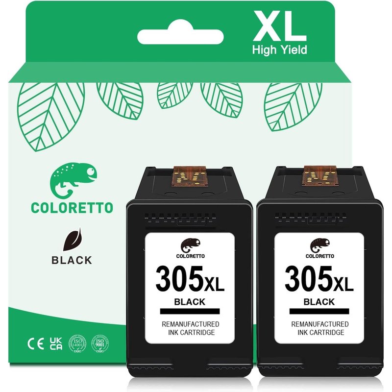 305XL Cartridge for HP DeskJet 2800e Series 305 XL DeskJet 2820e 2700e 2720e 4220e 4222e 4120e 2810e 2821e 2822e 2700e 4130e 4122e 2710e Replacement Ink Cartridges Envy 6120e E 64200 E 6020e