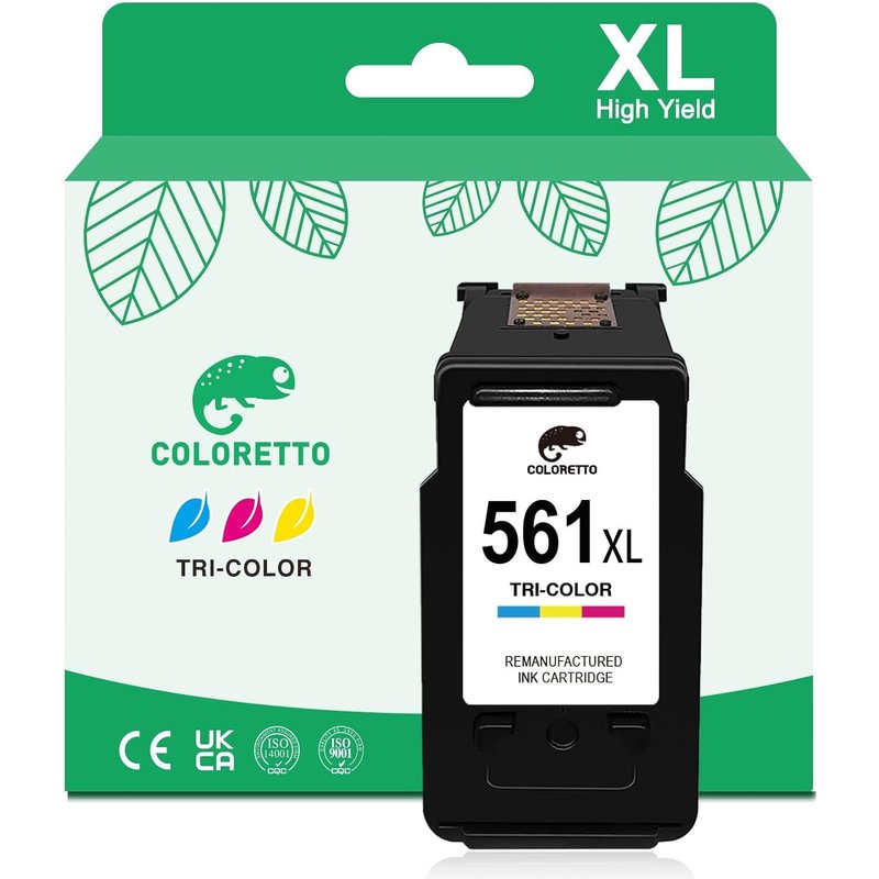 561 XL 560 XL Remanufactured Ink Cartridges for Canon 561XL Compatible with Canon Pixma TS5350a TS5350i TS5351 TS5352 TS5353 TS5355 TS7450 TS7451 TS5353a TS5355a Printer